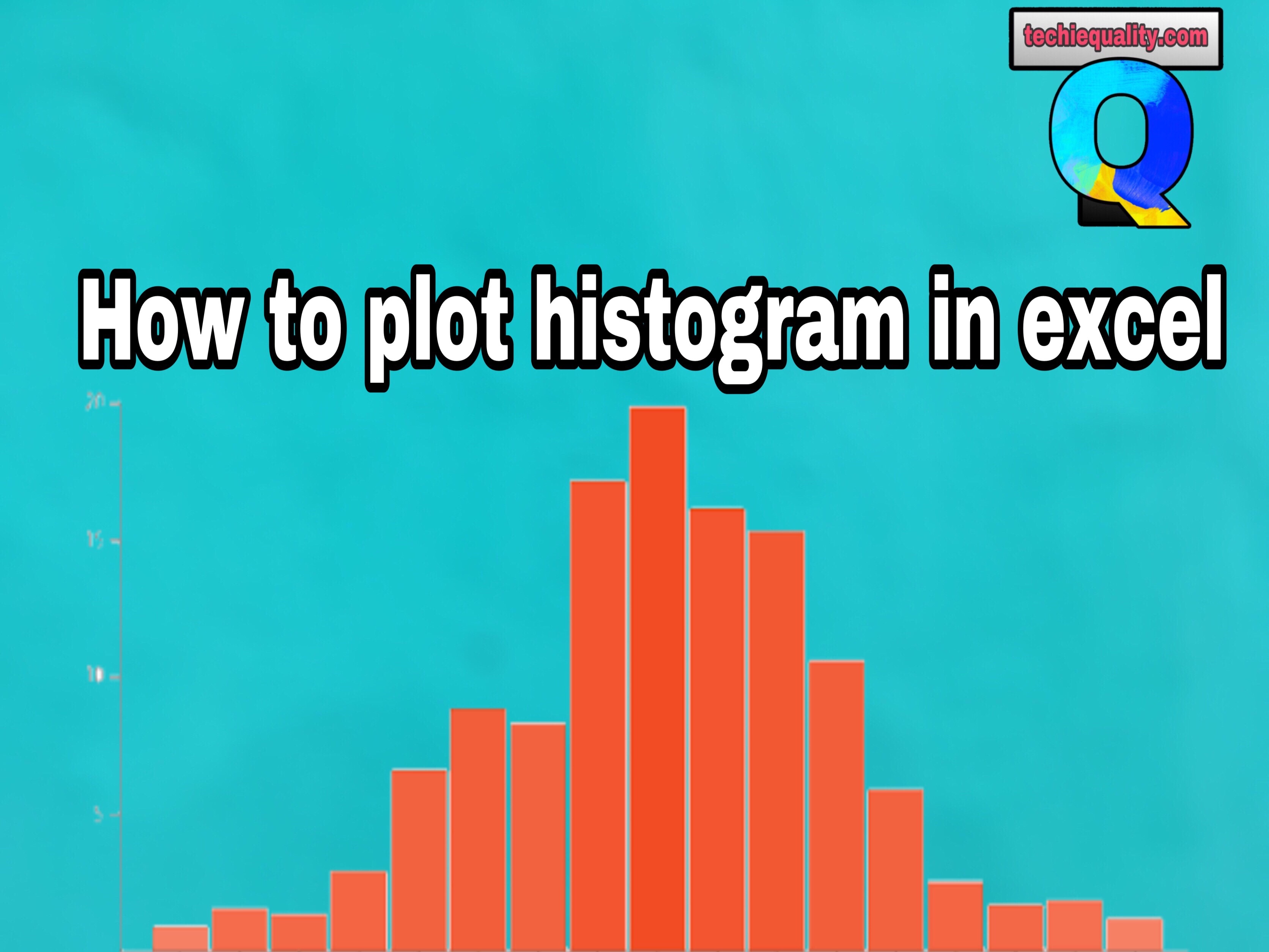 How to plot Histogram in Excel