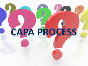 CAPA Process