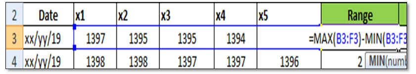 control chart excel