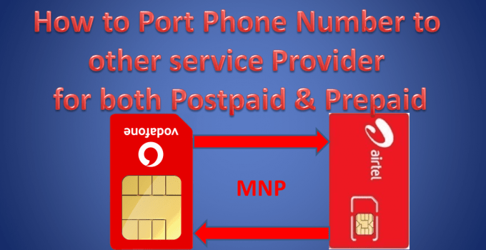 How to Port Phone Number
