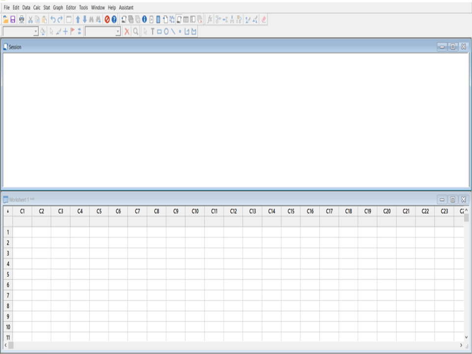 Control Chart in Minitab