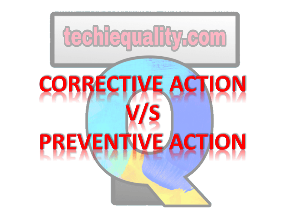 Corrective Action vs Preventive Action
