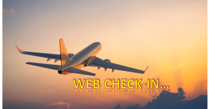 How to do web check-in