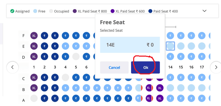 Indigo Web Check-in Process