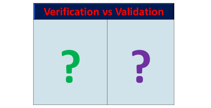 What is difference between verification and validation