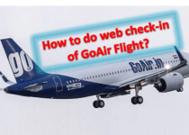 How to do web check in of goair flight