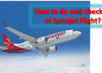 How to do web check in of Spicejet flight