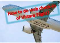 How to do web check in of Vistara flight