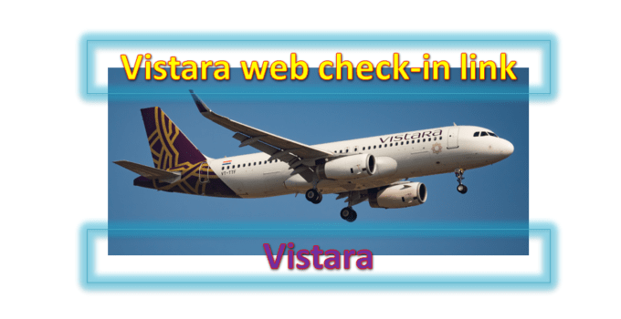 Vistara web check in link