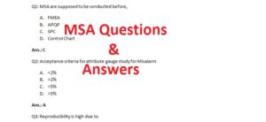 MSA interview questions and answers
