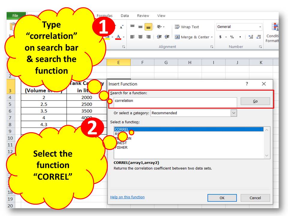 step by step guide of correction analysis 