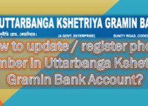 How to update phone number in Uttarbanga Kshetriya Gramin Bank Account