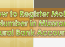 How to Register Mobile Number in Mizoram Rural Bank Account