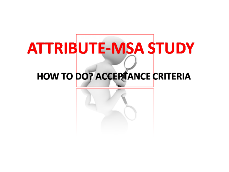 Attribute MSA