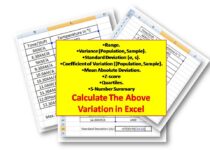 Variation Calculation in Excel