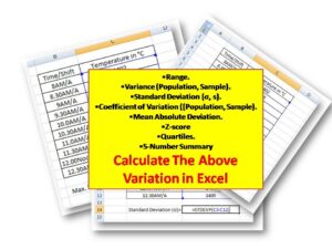 Variation Calculation in Excel