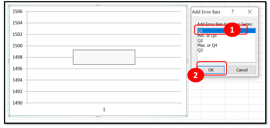 box plot in excel