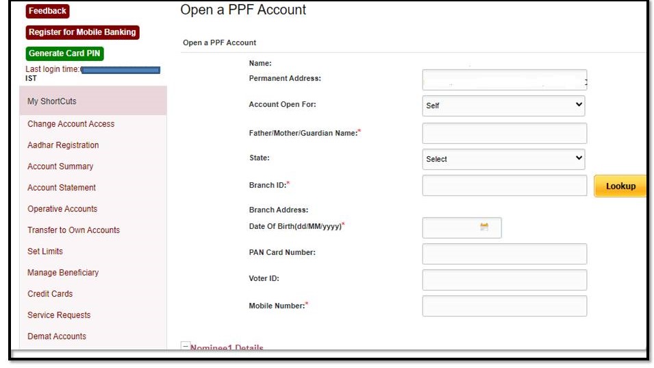 How to open PPF Account