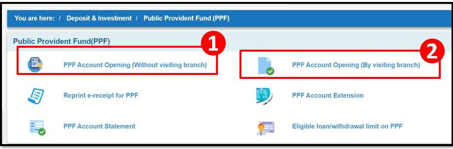 How to open PPF Account