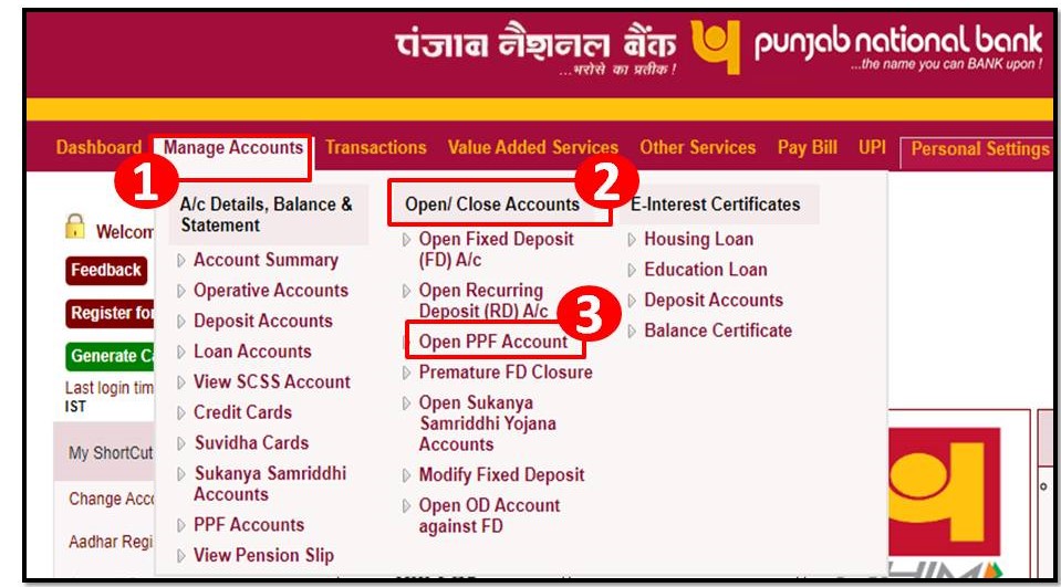 How to open PPF Account