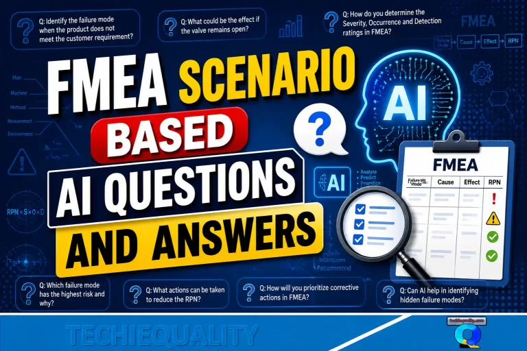 FMEA Scenario Based AI Questions