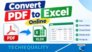 pdf to excel converter free
